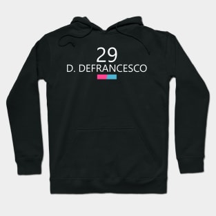 Devlin DeFrancesco white text Hoodie